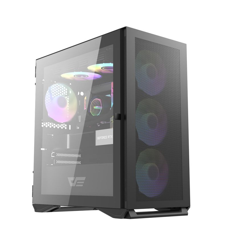 DARKFLASH DLM200 Black M-ATX PC GAMING CASE DARKFLASH DLM200 Black M-ATX PC GAMING CASE